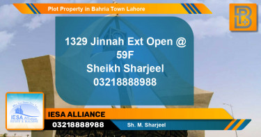 Residential Plot for Sale in Bahria Town, Lahore - (BP-61183)