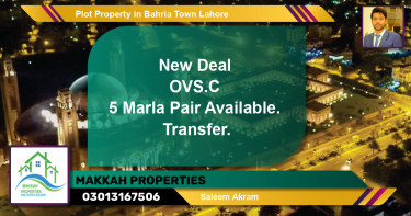 Residential Plot for Sale in Bahria Town, Lahore - (BP-61215)