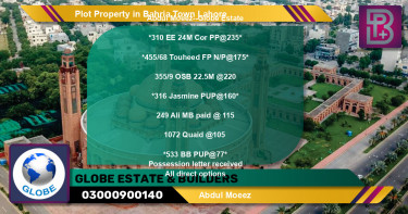 Residential Plot for Sale in Bahria Town, Lahore - (BP-61222)