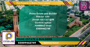 Residential Plot for Sale in Bahria Town, Lahore - (BP-61239)