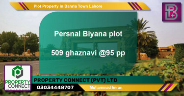 Residential Plot for Sale in Bahria Town, Lahore - (BP-61256)