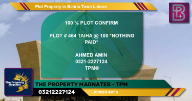 Residential Plot for Sale in Bahria Town, Lahore - (BP-61272)