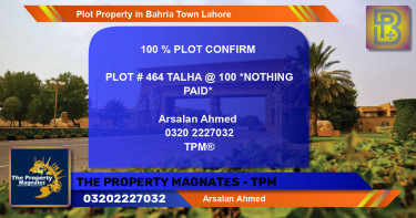 Residential Plot for Sale in Bahria Town, Lahore - (BP-61303)