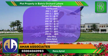 Residential Plot for Sale in Bahria Orchard, Lahore - (BP-61312)
