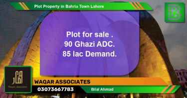 Residential Plot for Sale in Bahria Town, Lahore - (BP-61335)