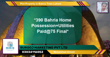 Residential Plot for Sale in Bahria Town, Lahore - (BP-61345)