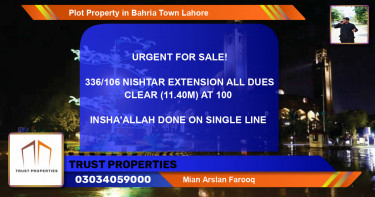 Residential Plot for Sale in Bahria Town, Lahore - (BP-61384)