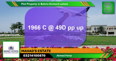 Residential Plot for Sale in Bahria Orchard, Lahore - (BP-61449)
