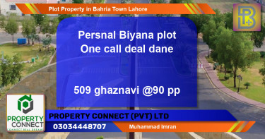 Residential Plot for Sale in Bahria Town, Lahore - (BP-61473)