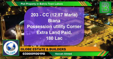 Residential Plot for Sale in Bahria Town, Lahore - (BP-61551)