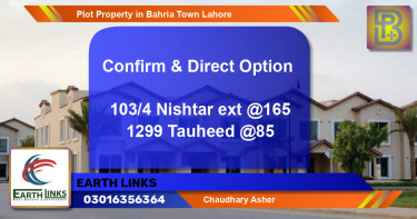 Residential Plot for Sale in Bahria Town, Lahore - (BP-61604)