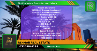 Residential Plot for Sale in Bahria Orchard, Lahore - (BP-61614)