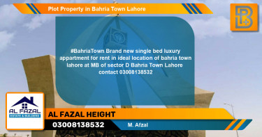 Residential Plot for Sale in Bahria Town, Lahore - (BP-61617)