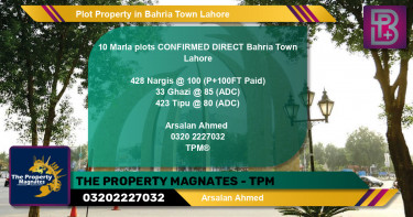 Residential Plot for Sale in Bahria Town, Lahore - (BP-61650)