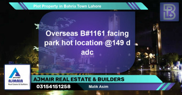 Residential Plot for Sale in Bahria Town, Lahore - (BP-61655)