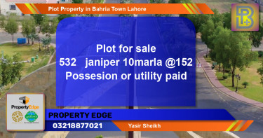 Residential Plot for Sale in Bahria Town, Lahore - (BP-61671)