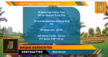 Residential Plot for Sale in Bahria Town, Lahore - (BP-61738)