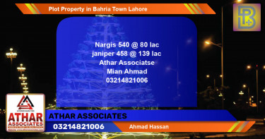Residential Plot for Sale in Bahria Town, Lahore - (BP-61776)