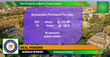 Residential Plot for Sale in Bahria Town, Lahore - (BP-61779)