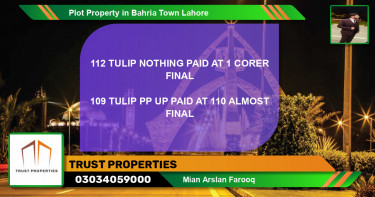 Residential Plot for Sale in Bahria Town, Lahore - (BP-61787)