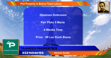 Residential Plot for Sale in Bahria Town, Lahore - (BP-61795)