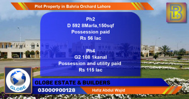 Residential Plot for Sale in Bahria Orchard, Lahore - (BP-61805)