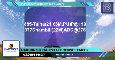 Residential Plot for Sale in Bahria Town, Lahore - (BP-61850)