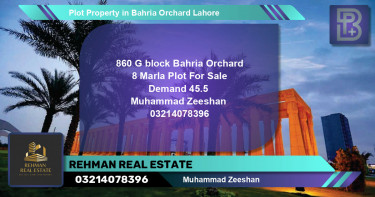 Residential Plot for Sale in Bahria Orchard, Lahore - (BP-61862)