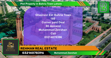 Residential Plot for Sale in Bahria Town, Lahore - (BP-61864)