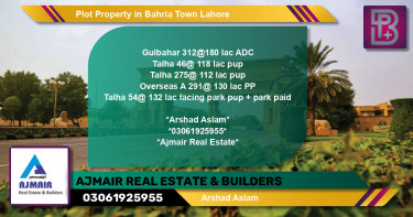 Residential Plot for Sale in Bahria Town, Lahore - (BP-61869)