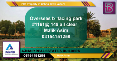 Residential Plot for Sale in Bahria Town, Lahore - (BP-61883)