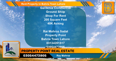 Residential Property for Rent in Bahria Town, Lahore - (BP-62052)