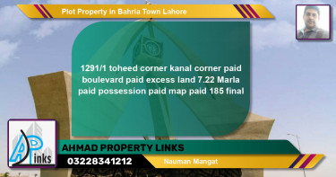 Residential Plot for Sale in Bahria Town, Lahore - (BP-62135)
