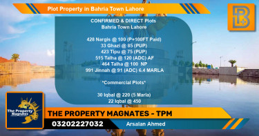 Commercial Plot for Sale in Bahria Town, Lahore - (BP-62240)