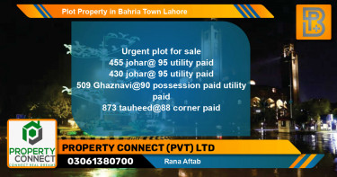 Residential Plot for Sale in Bahria Town, Lahore - (BP-62286)