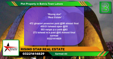 Residential Plot for Sale in Bahria Town, Lahore - (BP-62298)
