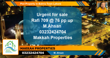 Residential Plot for Sale in Bahria Town, Lahore - (BP-62309)