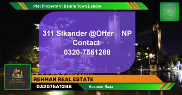 Residential Plot for Sale in Bahria Town, Lahore - (BP-62332)