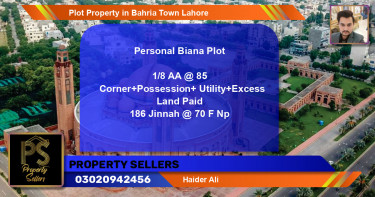 Residential Plot for Sale in Bahria Town, Lahore - (BP-62338)