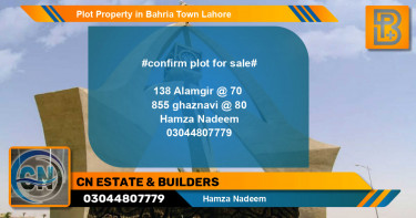 Residential Plot for Sale in Bahria Town, Lahore - (BP-62339)
