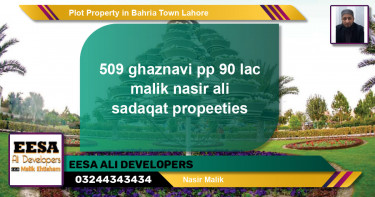 Residential Plot for Sale in Bahria Town, Lahore - (BP-62346)