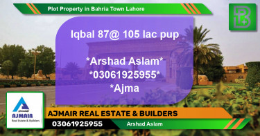 Residential Plot for Sale in Bahria Town, Lahore - (BP-62405)