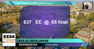 Residential Plot for Sale in Bahria Town, Lahore - (BP-62453)