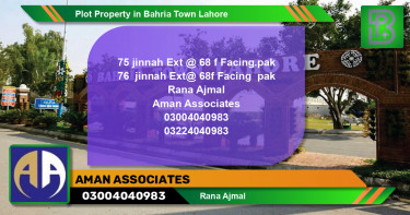 Residential Plot for Sale in Bahria Town, Lahore - (BP-62493)