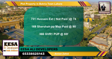 Residential Plot for Sale in Bahria Town, Lahore - (BP-62523)