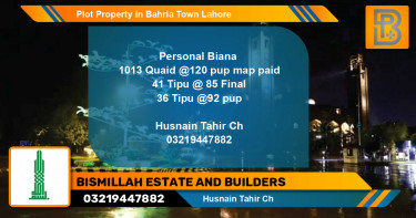 Residential Plot for Sale in Bahria Town, Lahore - (BP-62574)