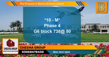 Residential Plot for Sale in Bahria Orchard, Lahore - (BP-62643)