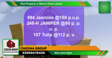 Residential Plot for Sale in Bahria Town, Lahore - (BP-62649)