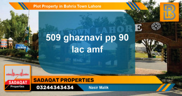 Residential Plot for Sale in Bahria Town, Lahore - (BP-62650)