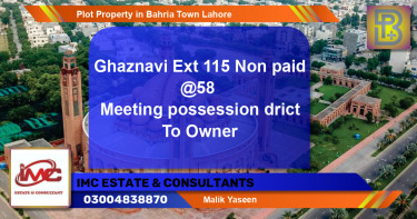 Residential Plot for Sale in Bahria Town, Lahore - (BP-62694)